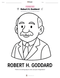 Robert H. Goddard printable worksheet preview