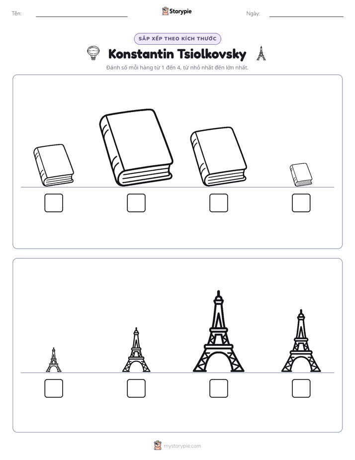 Thứ Tự Kích Thước