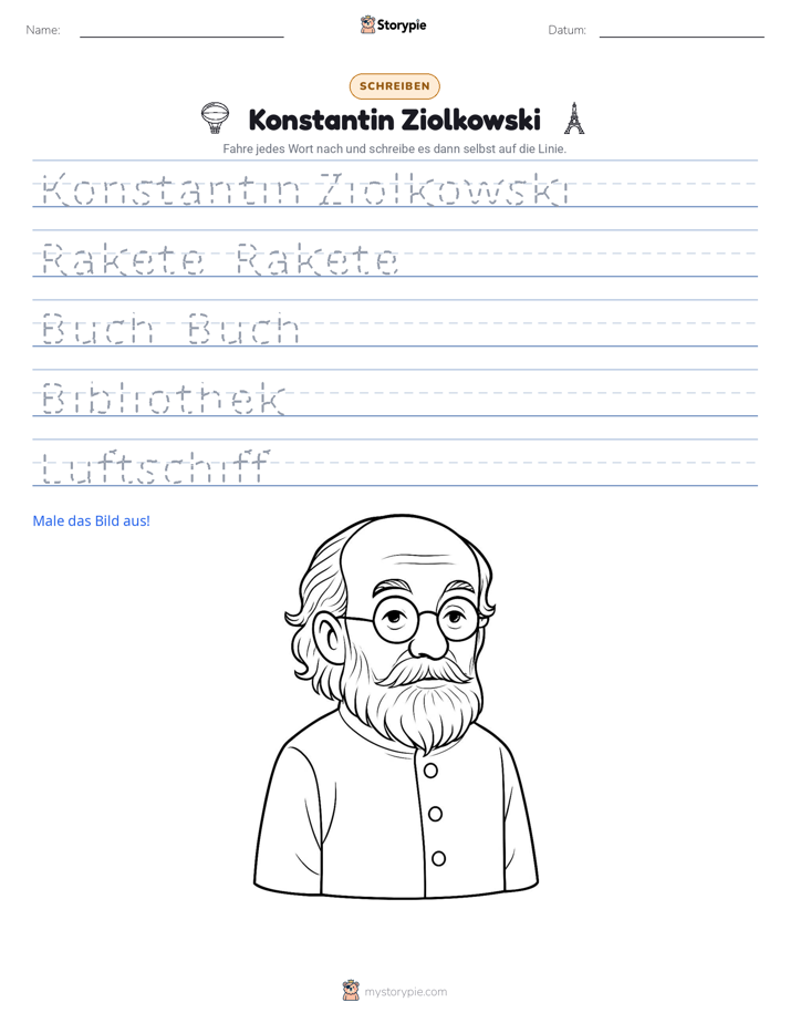 Schreibübung