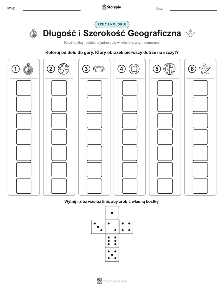 Rzuć i koloruj