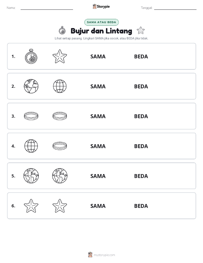 Sama atau Berbeda