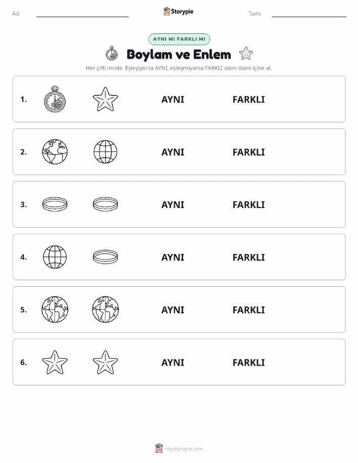 Aynı mı Farklı mı