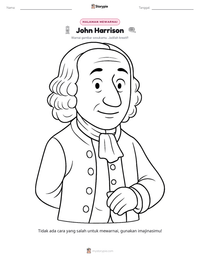 Prabaca lembar kerja cetak John Harrison