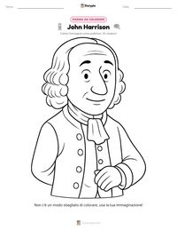 Anteprima della scheda stampabile di John Harrison