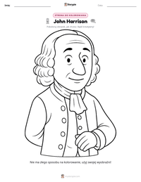 Podgląd drukowalnego arkusza ćwiczeń John Harrison
