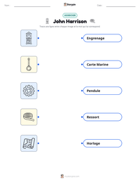 Aperçu de la feuille de travail imprimable John Harrison