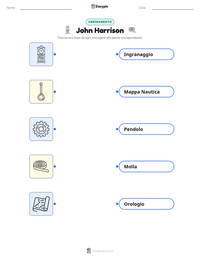 Anteprima della scheda stampabile di John Harrison