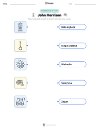 Podgląd drukowalnego arkusza ćwiczeń John Harrison