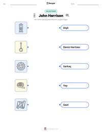 John Harrison yazdırılabilir çalışma sayfası önizlemesi