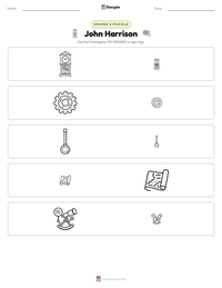 Anteprima della scheda stampabile di John Harrison