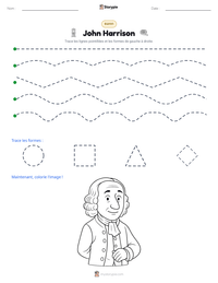 Aperçu de la feuille de travail imprimable John Harrison