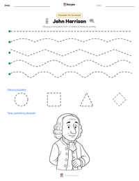 Podgląd drukowalnego arkusza ćwiczeń John Harrison