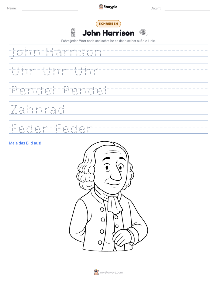 Schreibübung