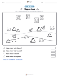 Hipparchus printable worksheet preview
