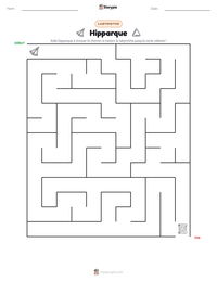 Aperçu de la feuille de travail imprimable Hipparque