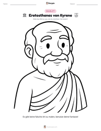 Eratosthenes von Kyrene druckbare Arbeitsblatt Vorschau