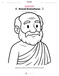 Kireneli Eratosthenes yazdırılabilir çalışma sayfası önizlemesi