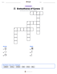 Eratosthenes of Cyrene printable worksheet preview