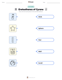 Eratosthenes of Cyrene printable worksheet preview