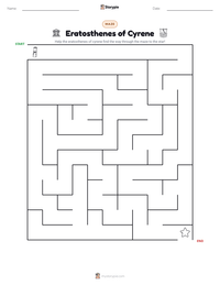 Eratosthenes of Cyrene printable worksheet preview