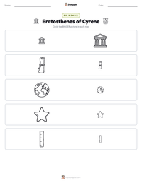 Eratosthenes of Cyrene printable worksheet preview