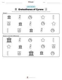 Eratosthenes of Cyrene printable worksheet preview