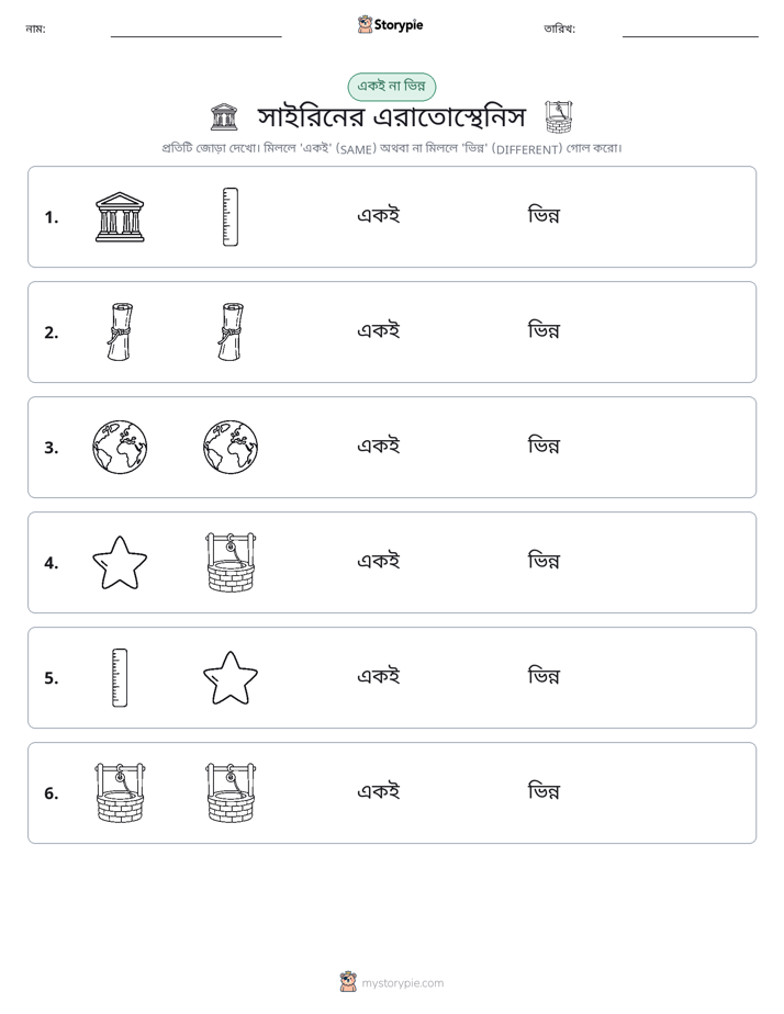 একই বা ভিন্ন