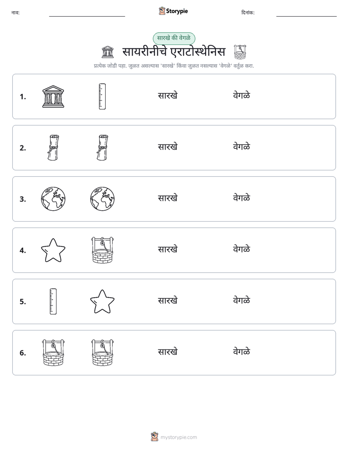 समान की भिन्न