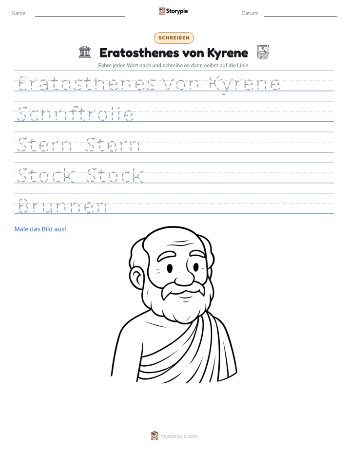 Schreibübung