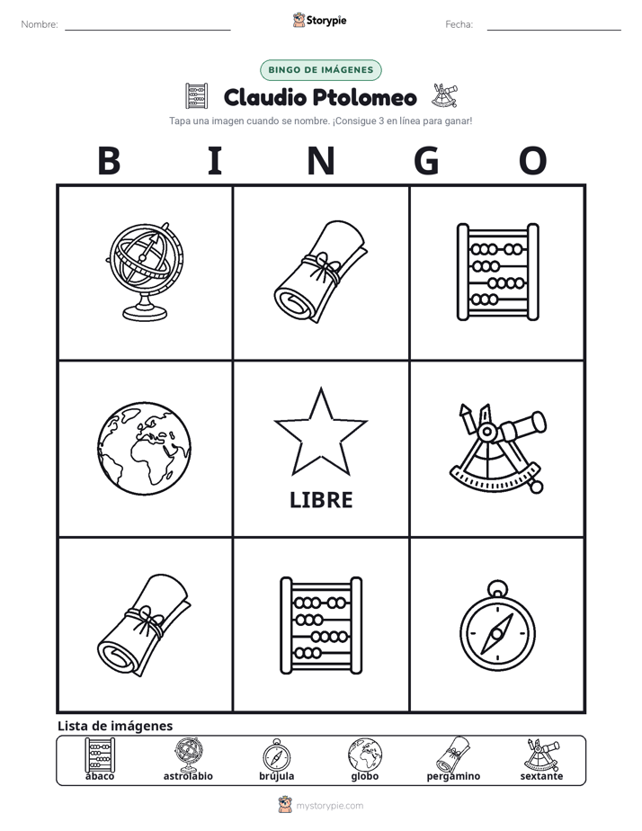 Bingo de Imágenes