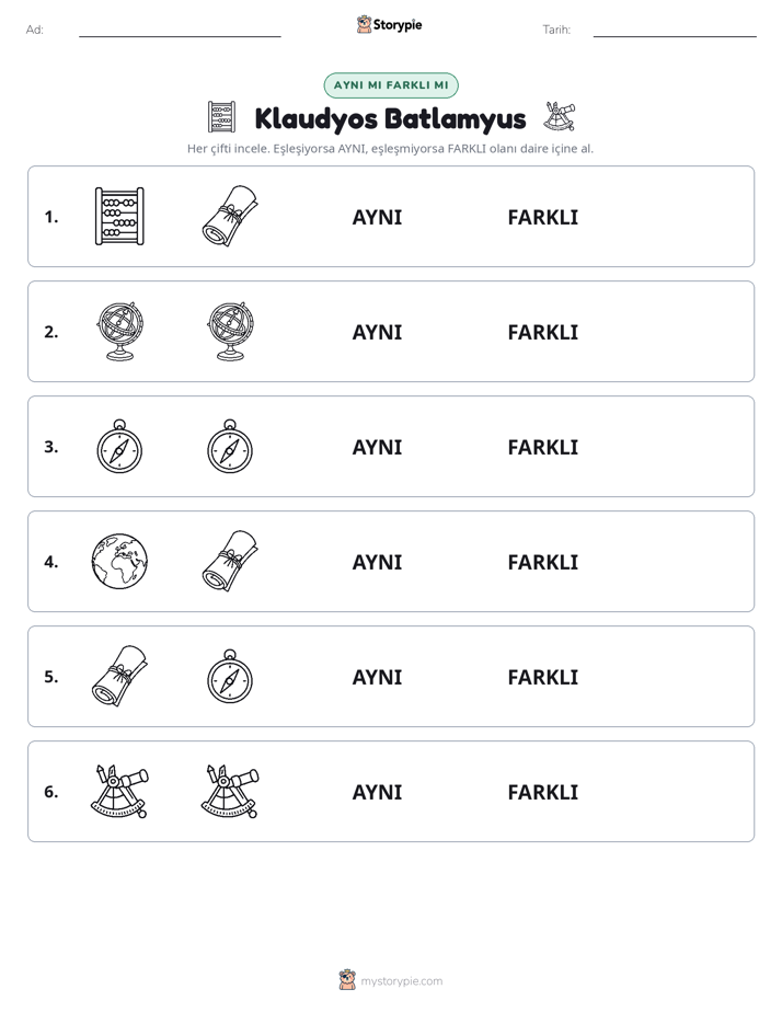Aynı mı Farklı mı