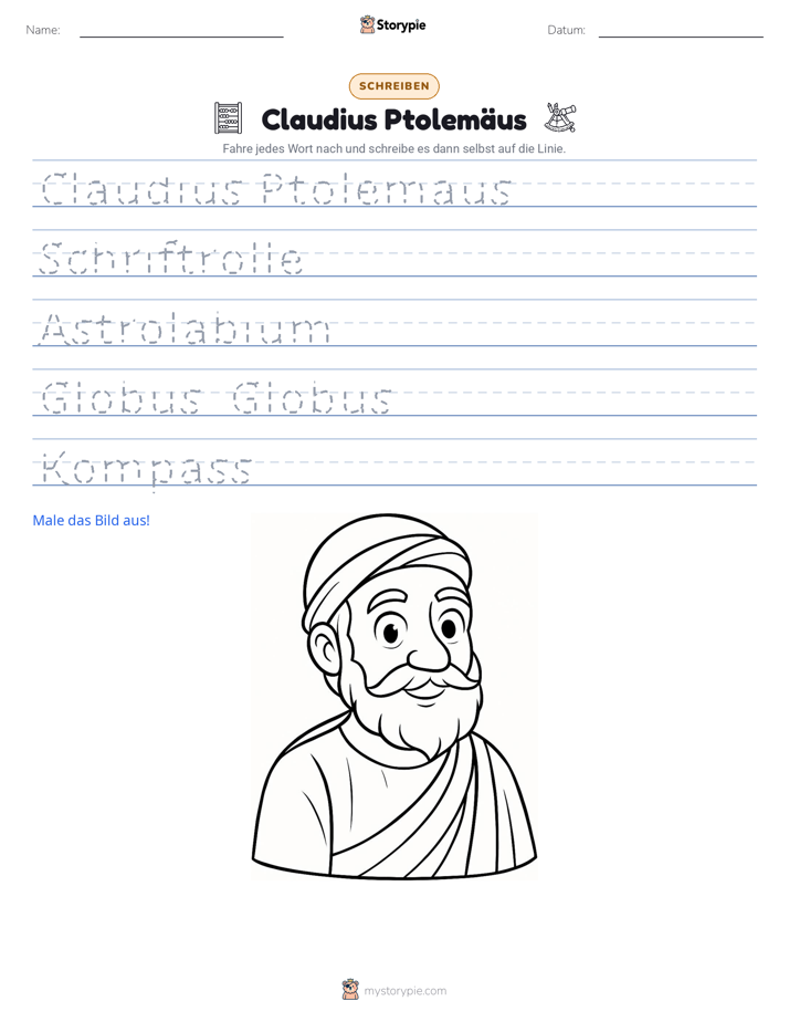 Schreibübung