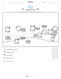 معاينة ورقة العمل القابلة للطباعة خط الاستواء