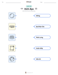 Tài liệu in sẵn Xích đạo cho trẻ em