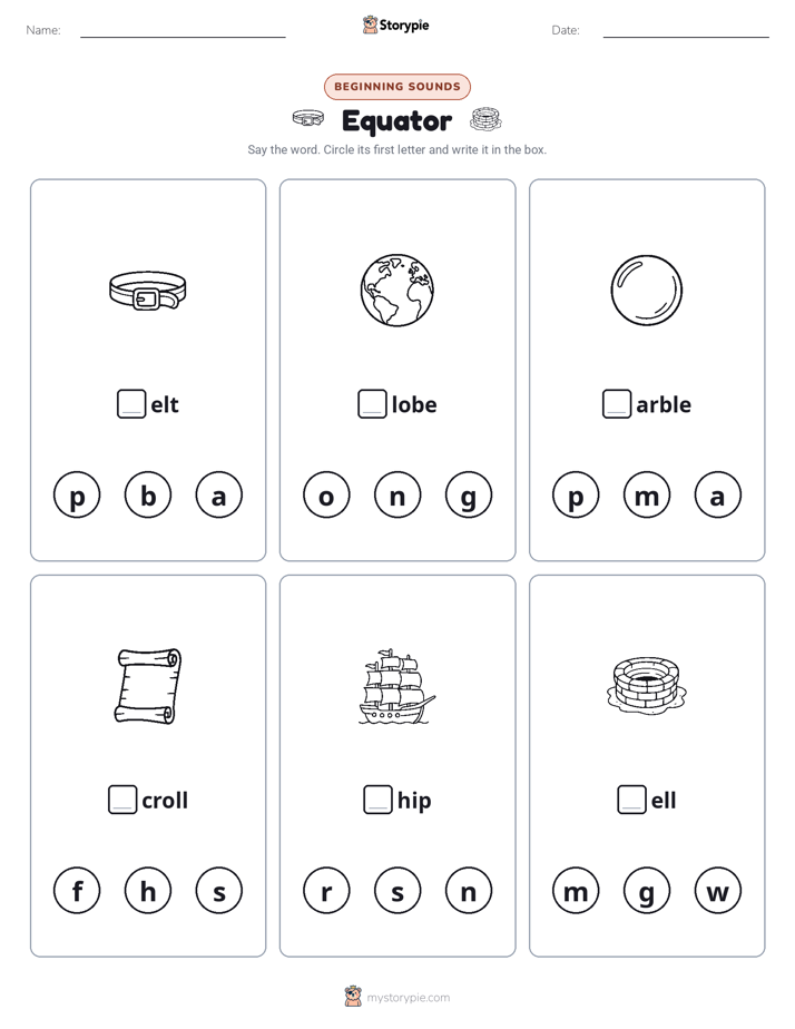 Beginning Sounds