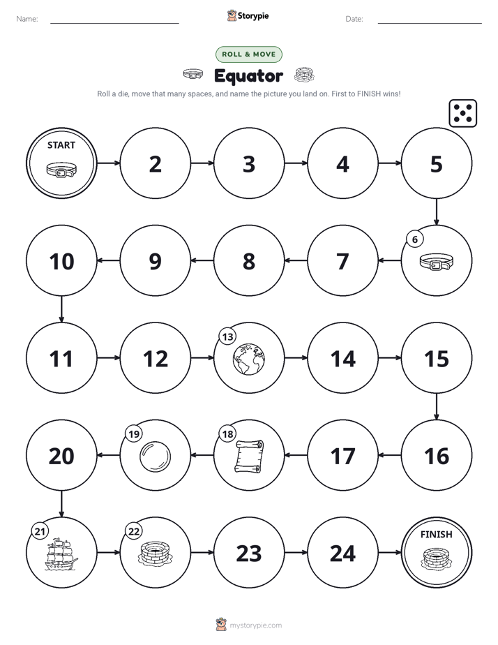 Roll & Move Game