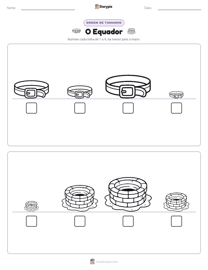 Ordem de Tamanho