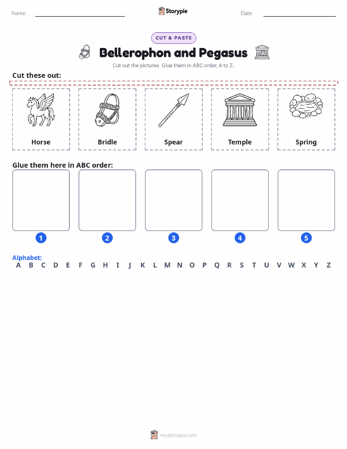Cut & Paste Alphabet