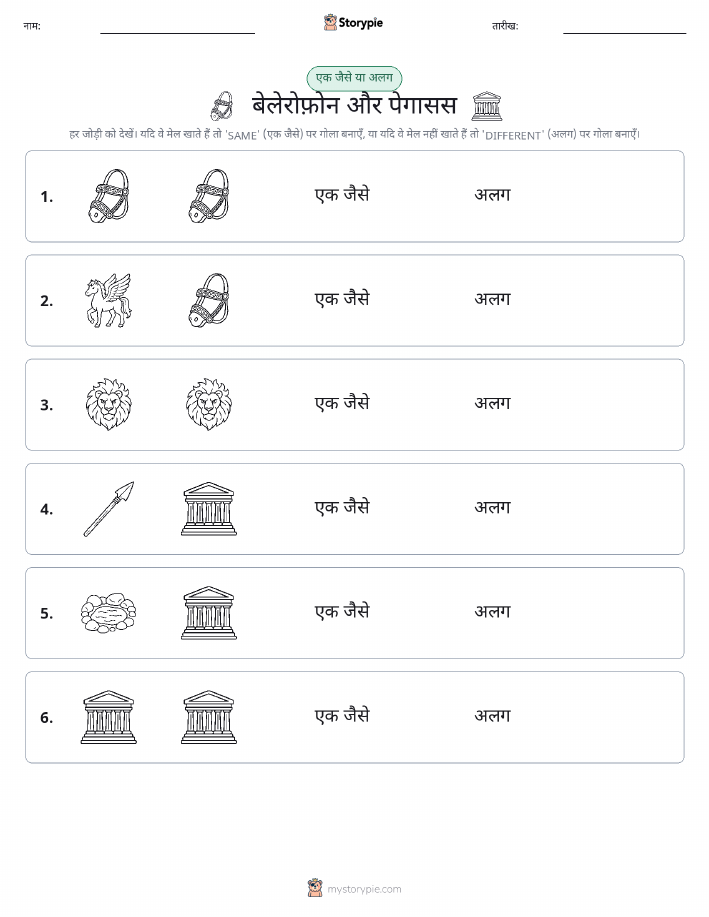 समान या भिन्न