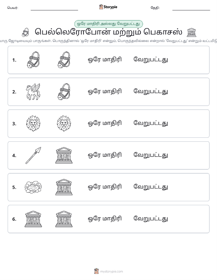 அதே அல்லது மாறுபட்டது