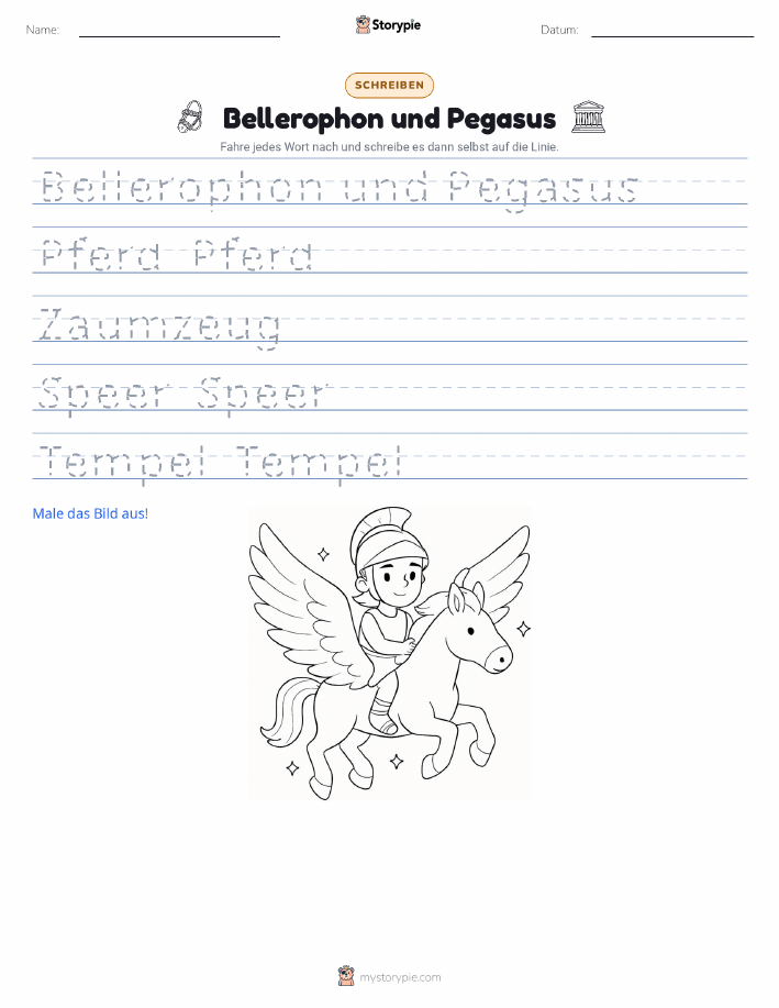 Schreibübung