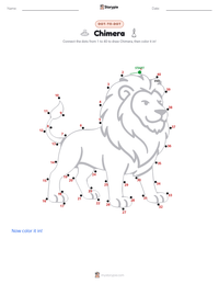 Chimera printable worksheet preview
