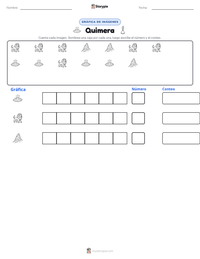 Vista previa de la hoja de trabajo imprimible de Quimera