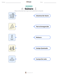 Vista previa de la hoja de trabajo imprimible de Quimera