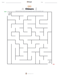 Chimera printable worksheet preview