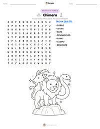 Anteprima della scheda stampabile di Chimera