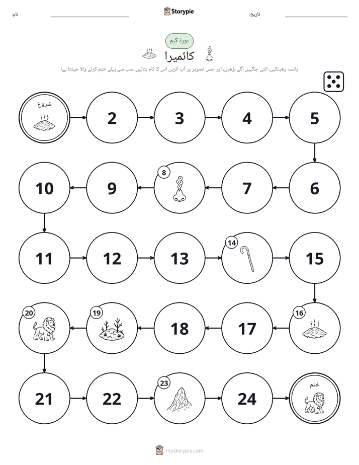 رول اور منتقل کریں کھیل