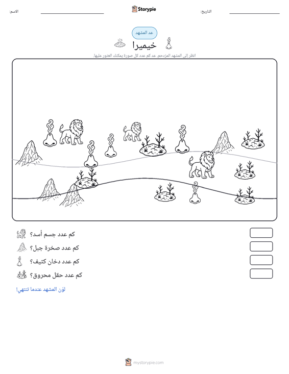مشهد العد