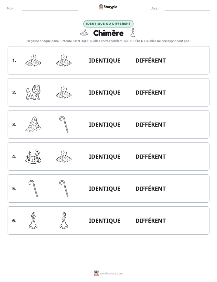 Identique ou Différent
