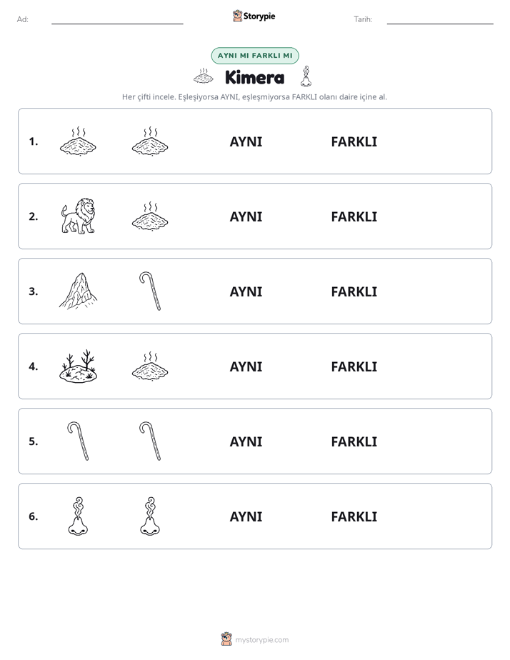 Aynı mı Farklı mı